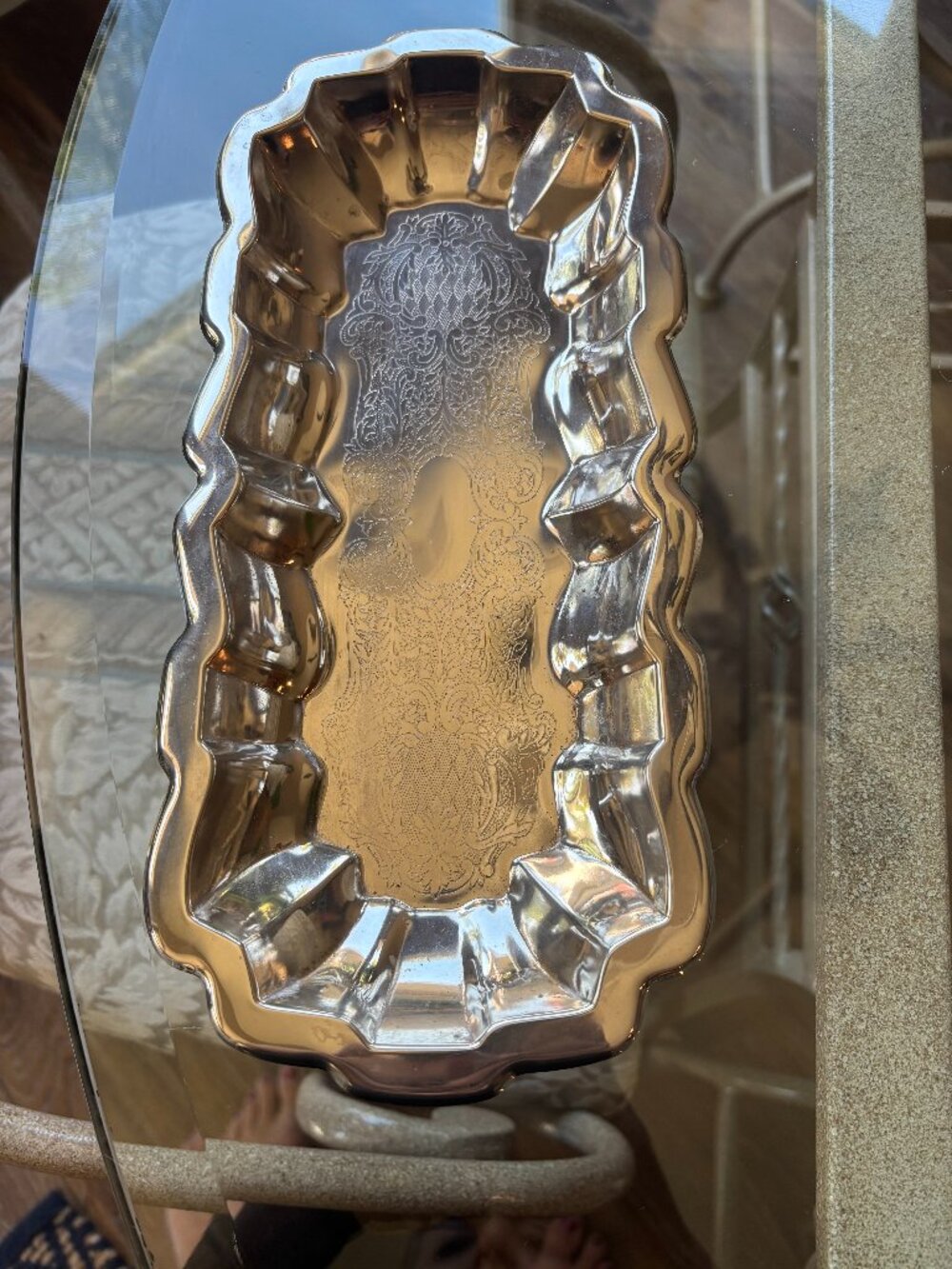 Vintage Silver-Plated Tray